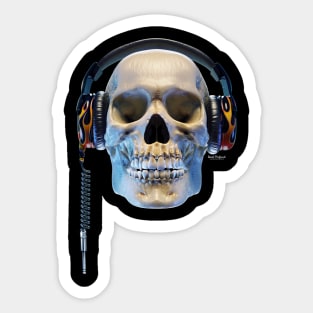 Sonic Skull Sticker